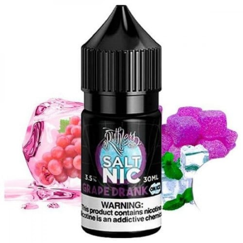 نكهة سولت روثلس عنب بارد الشهيرة Ruthless Grape Drank Salt Nic ICE