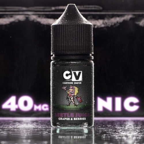 نكهة سولت سي في عنب توت الرهيبة  CV BEETLE JUICE GRAPES & BERRIES 40MG