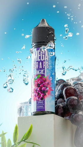نكهة فيب ميقا عنب آيس Mega Grape Ice