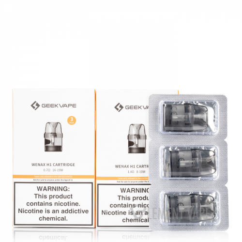بودات ويناكس اتش ون H1 من جيك فيب 6 بودات Geekvape WENAX H1 Replacement Pods