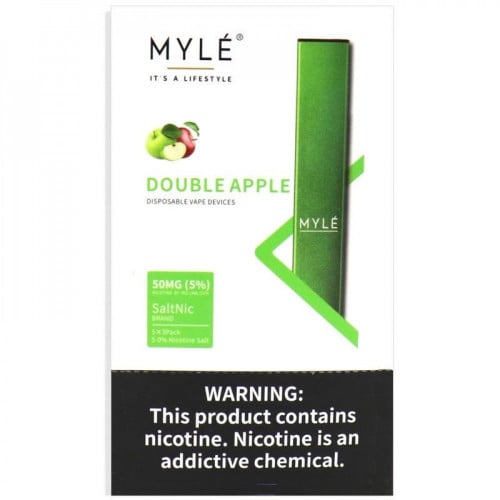 سحبة مايلي الجاهزة بنكهة تفاحتين MYLE DOUBLE APPLE
