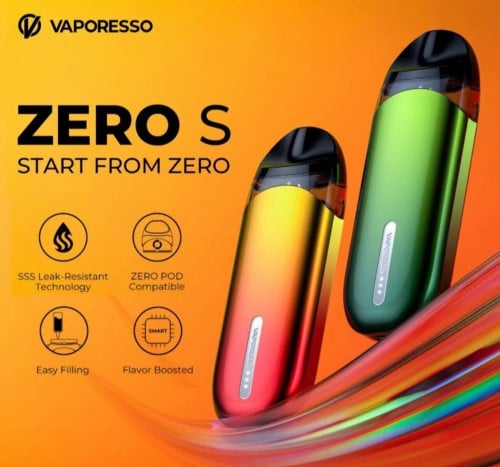 سحبة زيرو اس الجديدة VAPORESSO ZERO S