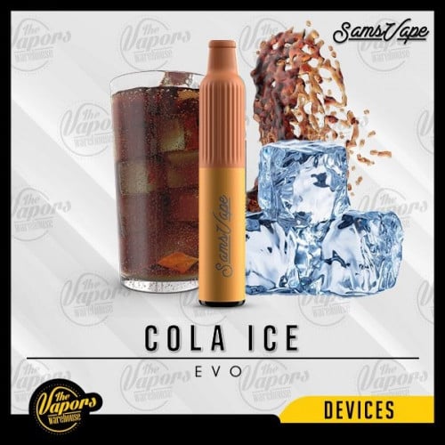 سحبة جاهزة بنكهة الكولا الباردة ايفو من سامز فيب 2000 موشة Evo Samsvape COLA ICE