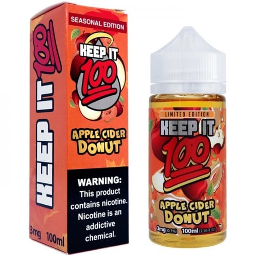 نكهة فيب كيب ات تفاح و دونات - KEEP IT 100 Apple Cider Donut- 100ML
