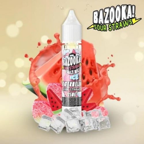 نكهة سولت بازوكا حلاوة البطيخ الحامض بارد Bazooka Salt Watermelon ICE