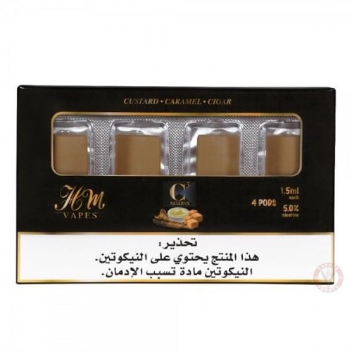 بودات بي بود C3 بنكهة توباكو وكريمة بنكهة الكراميل  P Pod C3  ( متوافقة مع جهاز الفيكس PHIX )