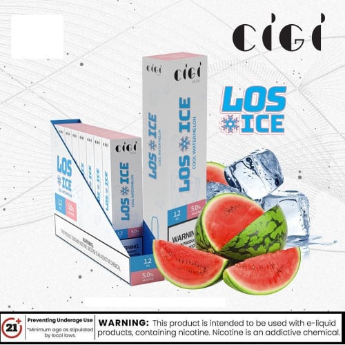 سحبة سيقارة للاستخدام الواحد لوس ايس بارد ECIGARA CIGI MINI LOS ICE DISPOSABLE DEVICE