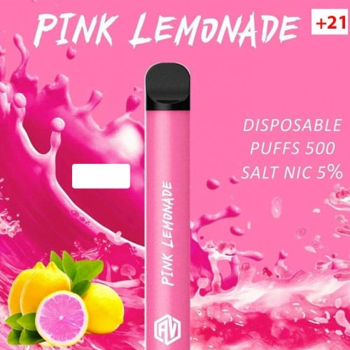 سحبة جاهزة بف بلس بنكهة الليمون 800 موشة Puff Plus - PINK LEMONADE