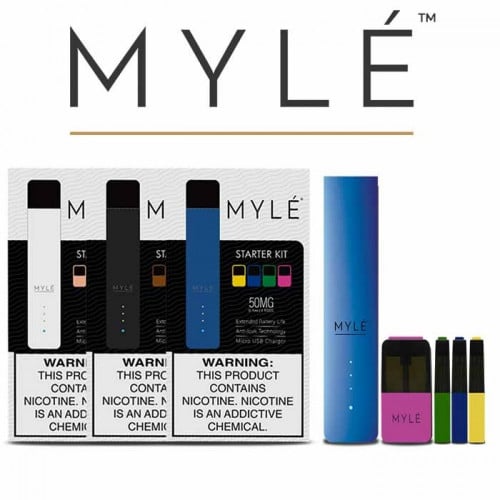 جهاز سحبة سيجارة مايلي الاصدار الرابع مع 4 بودات MYLE Starter Kit V4 with 4 Pods