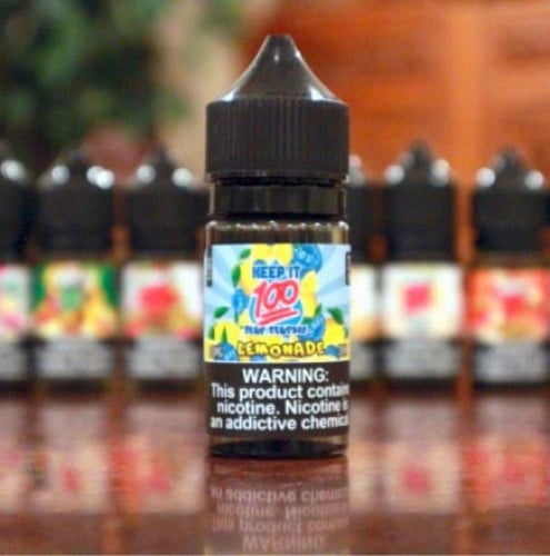 نكهة سولت كيب ات بلو ساشي ليمون KEEP IT 100 BLUE SLUSHIE LEMONADE - SALTNIC