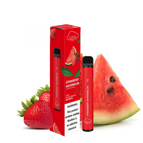 سحبة جاهزة بنكهة بطيخ و فراولة 800 موشة Puff Plus STRAWBERRY WATERMELON Pod