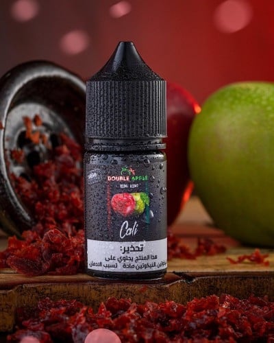 نكهة سولت تفاحتين كالي المميزة CALI DOUBLE APPLE SHISHA SALTNIC