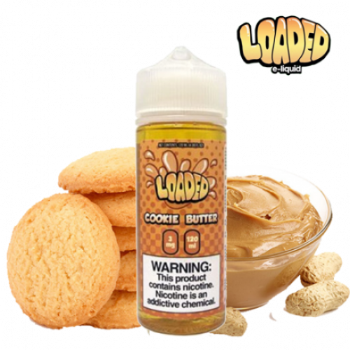 نكهة لوديد الشهيرة كوكيز بالزبدة كبيرة 120 مل LOADED COOKIE BUTTER