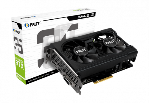 كرت شاشة Palit RTX 3050 DUAL
