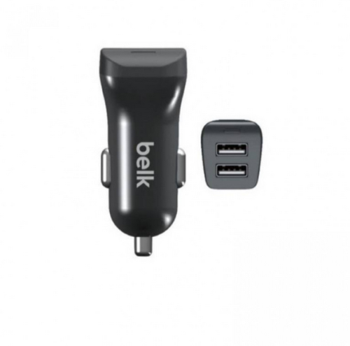 شاحن سيارة 12 واط مدخلين USB - بيلك Belk