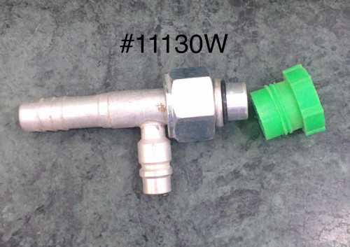 CONNECTOR 5-8 180D FEMALE O-RING W-R-134A CHARGING VALVE No 11130W