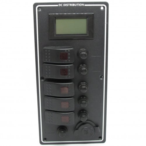 لوحة مفاتيح عدد 5  شركة A.F.M موديل AFM5Z/SV BL  مقاس الطول 24سم x العرض 11.5سم