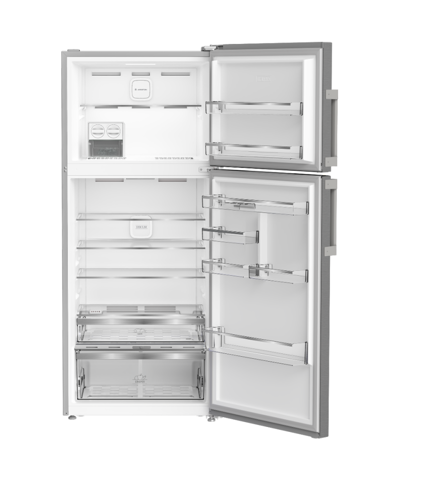 ثلاجة أرستون بابين 19.7 قدم 557 لتر انفرتر فضي ART78F6593XSA