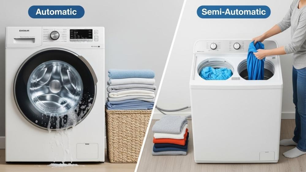 الفرق بين الغسالات الاتوماتيك والفوق اتوماتيك-شركة الرؤيا المتحدة