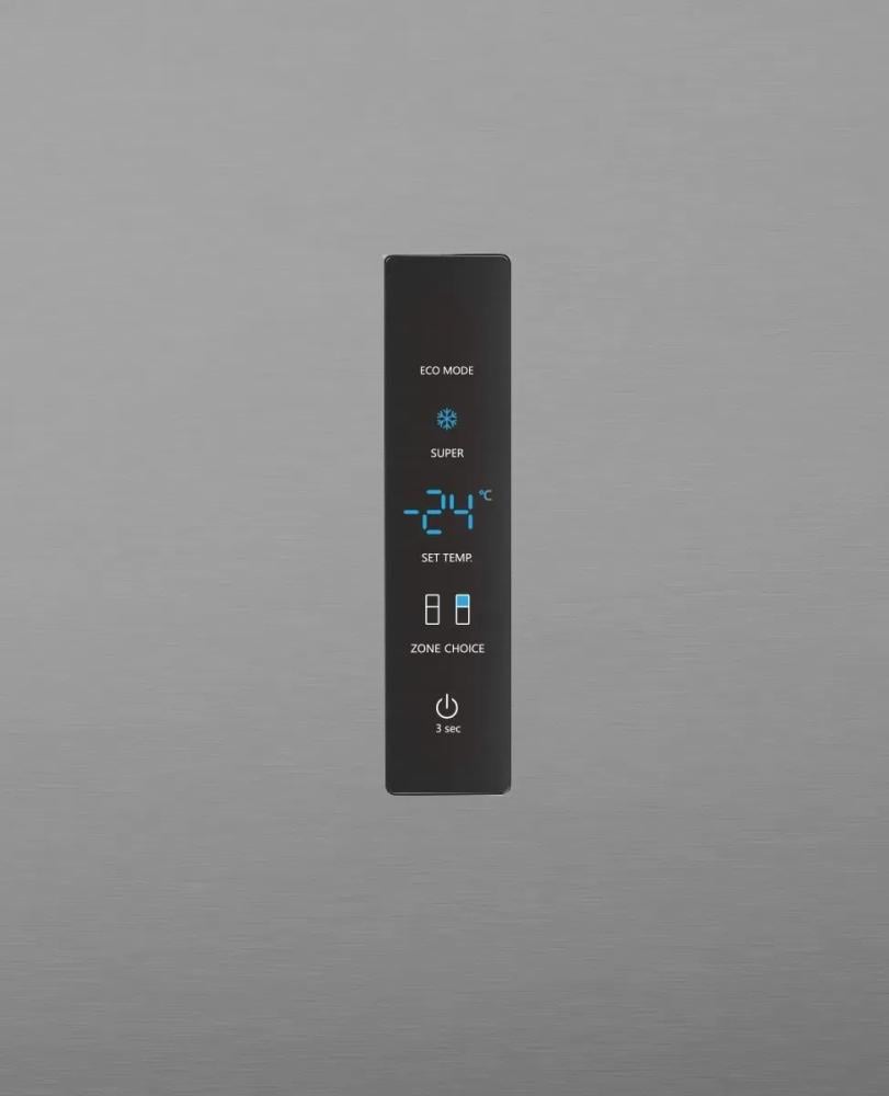 ثلاجة كرفت بابين فضي غامق 546 لتر 19.9 قدم إنفرتر CRK129SINV