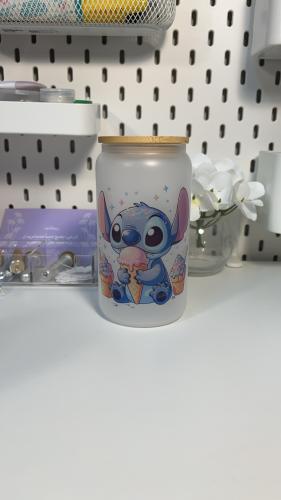 كوب زجاجي ثلجي