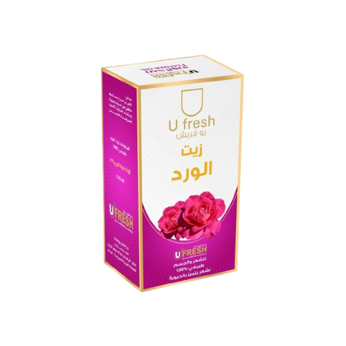 زيت الورد للشعر والجسم 125 مللي من يوفريش