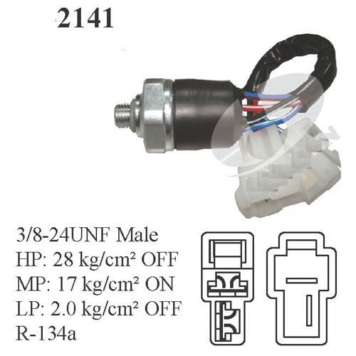 TERNARY PRESSURE SWITCH No 10169W   برشر سوتش ضغط فريون
