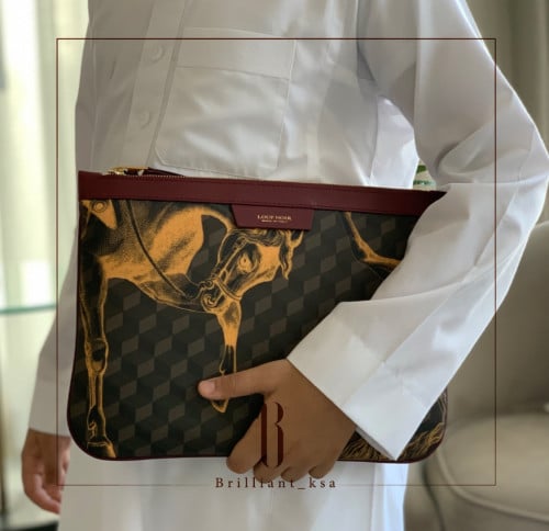 اكس لارج باوتش بني زعفران