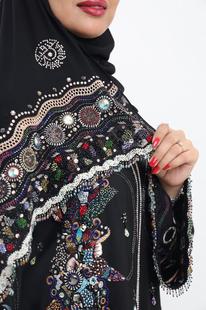 عباية صالونا سوارفسكي بارين