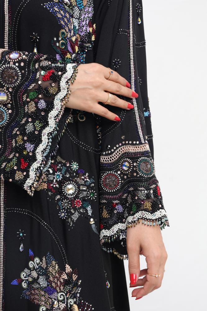 عباية صالونا سوارفسكي بارين