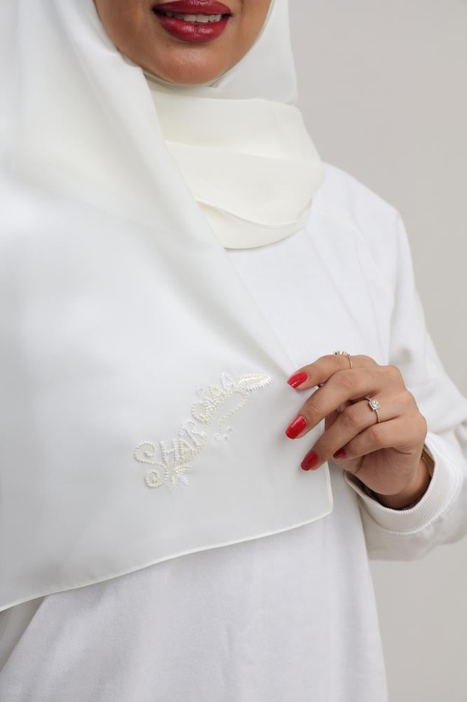 طرحة توقيع يدوي لبنى