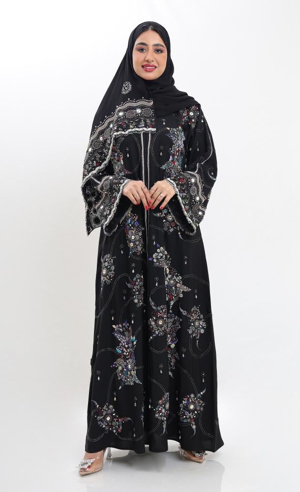 عباية صالونا سوارفسكي بارين