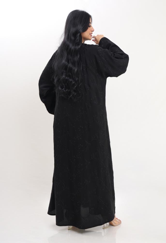 عباية صالونا مطرز كريستال رحاب