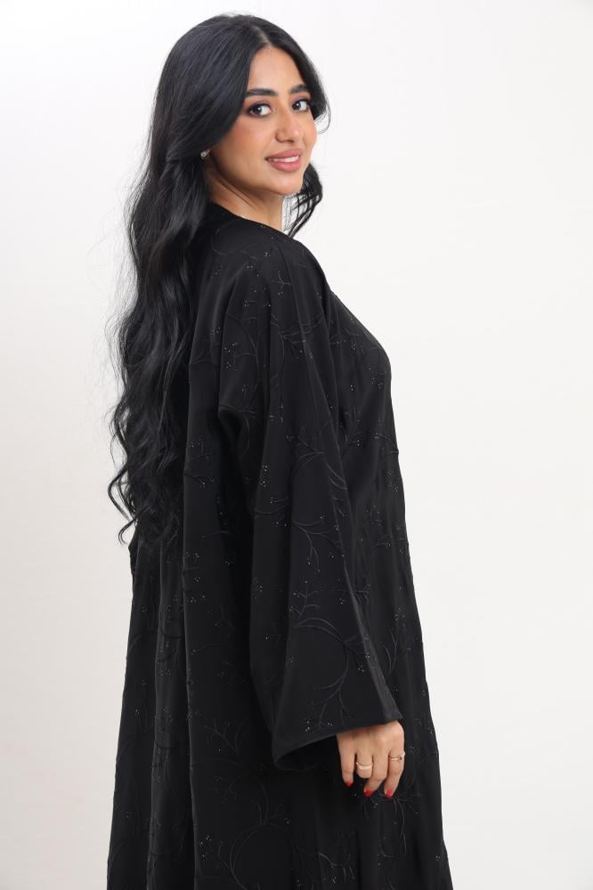 عباية صالونا مطرز كريستال رحاب