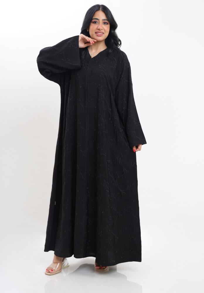 عباية صالونا مطرز كريستال رحاب