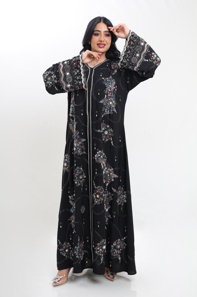 عباية صالونا سوارفسكي بارين