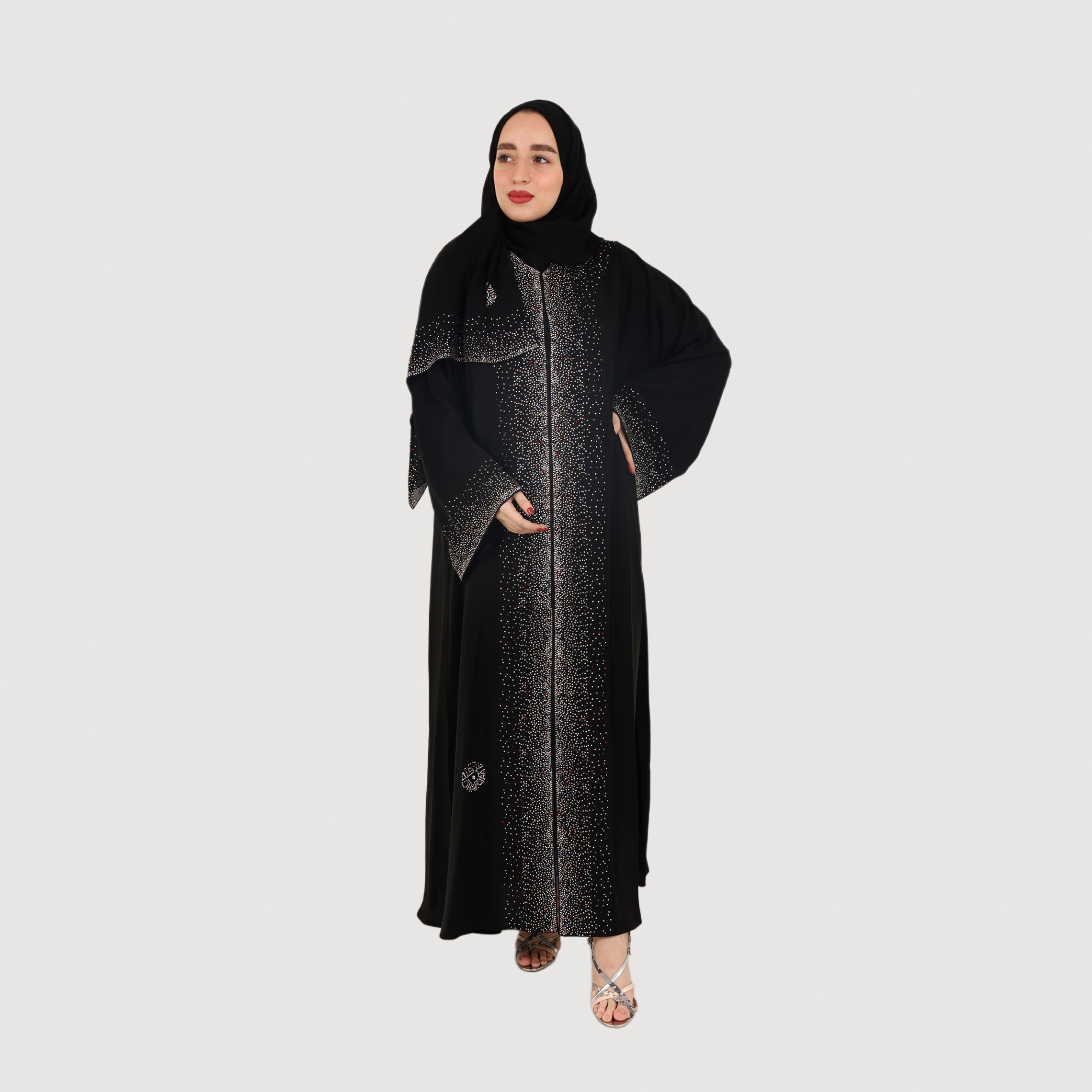 Abito Elegante Con Ricami ROYAL DUBAÏ FARASHA Marocain Caftan Abito Elegante Con Ricami ROYAL DUBAÏ FARASHA Marocain Caftan