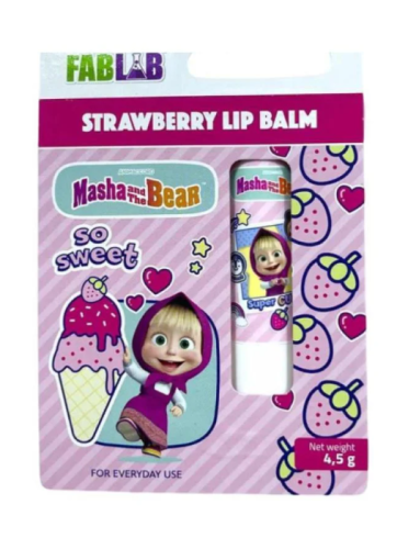 Fab Lab Masha Strawberry Lip Balm
