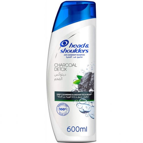 Head & Shoulders Charcoal Deep Cleanse & Instant Relief Itch Shampoo 600ml