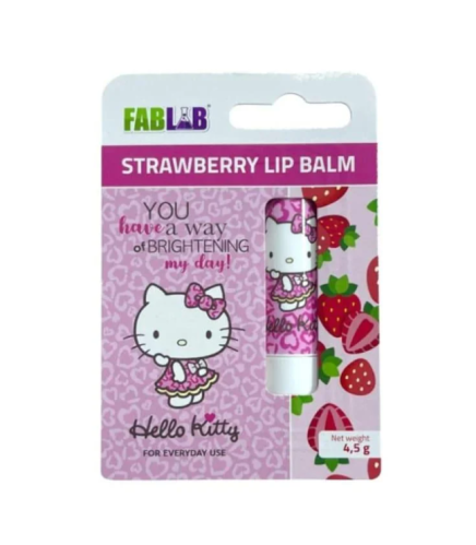 Fab Lab hellokitty Strawberry Lip Balm