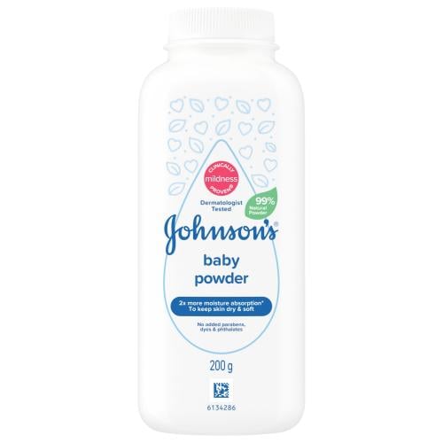 JOHNSON'S POWDER REG NATURAL99% 200G -31934