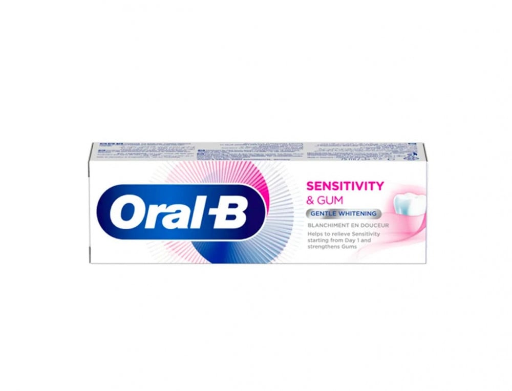 Christian vervorming liefdadigheid Toothpaste for sensitive teeth and gums Oral B 75 ml - اكبر موقع الكتروني  يلبي احتياجاتك اليومية