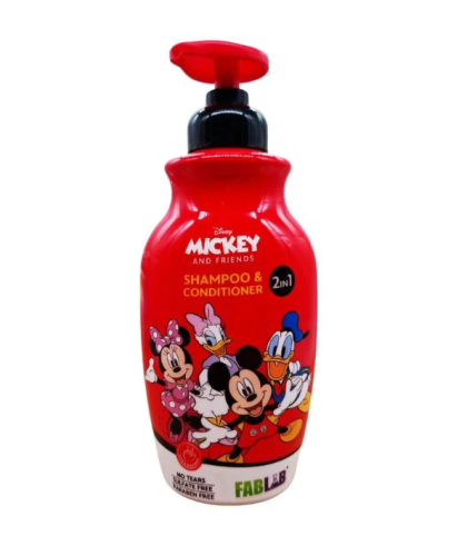 Fab Lab Nickelodeon Mickey Mouse Shampoo & Conditioner 500Ml