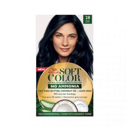 صبغة للشعر   أسود  مزرق  28  ويلا