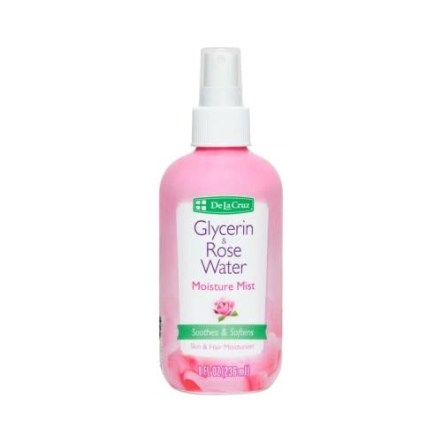 دي لا كروز جلسرين وماء الورد مرطب للبشرة والشعر 236 مل