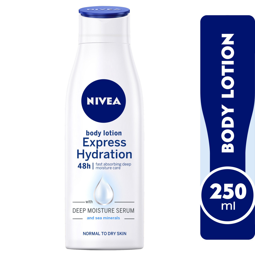 NIVEA Express Hydration Lotion, Sea Minerals, Normal & Dry Skin, - اكبر موقع الكتروني يلبي احتياجاتك اليومية