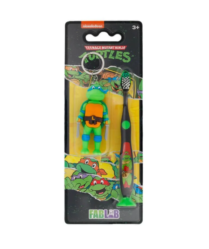 فاب لاب فرشه اسنان سلاحف مع مجسم 3D