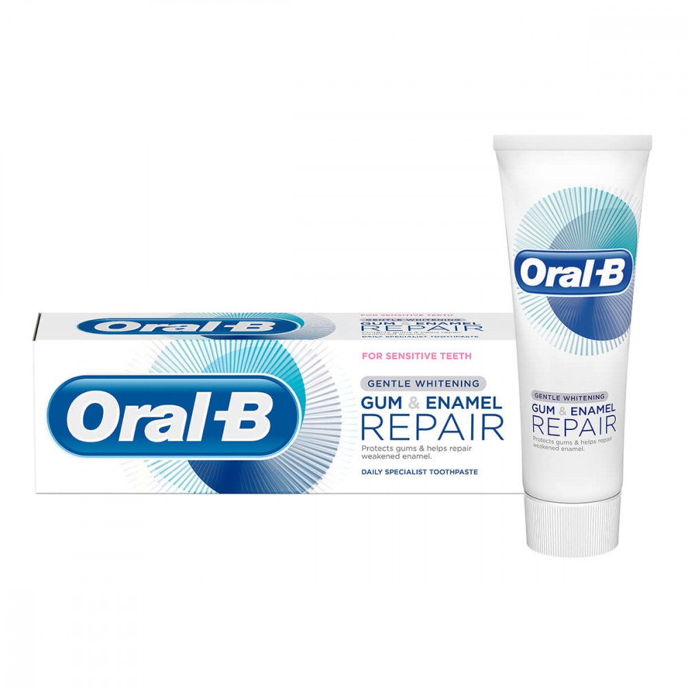 aansporing Opsplitsen aankunnen Oral B Gum and Enamel Repair Soothing and Whitening Toothpaste 75ml - اكبر  موقع الكتروني يلبي احتياجاتك اليومية