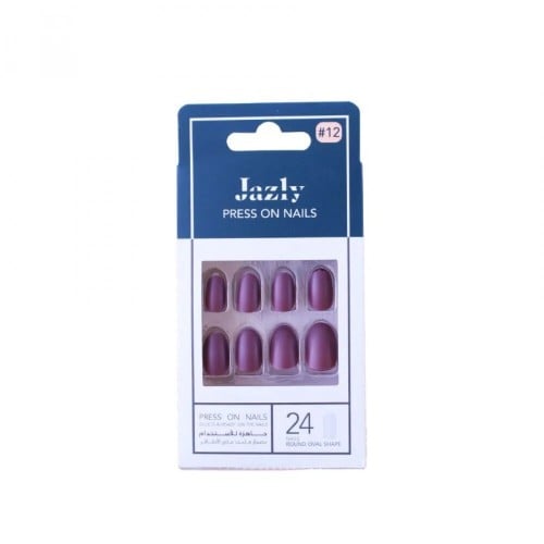 NAILS MATTE MAUVE JAZLY #12
