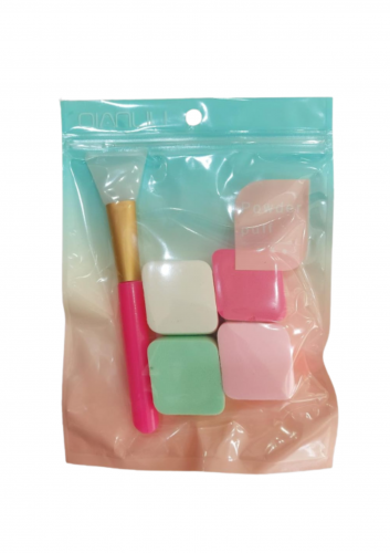 اسفنج مكياج + ريشة دمج